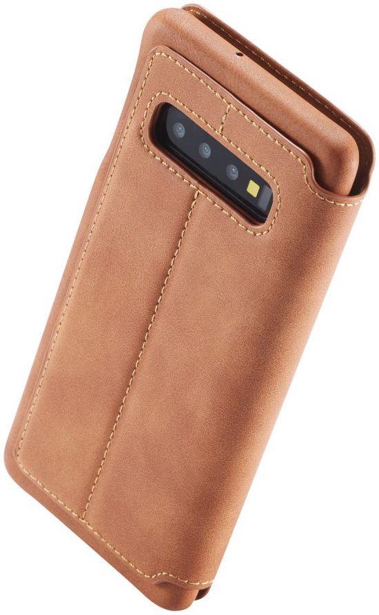 Samsung Galaxy S10 Plus Book Case Portemonnee Hoesje Bruin afbeelding 7