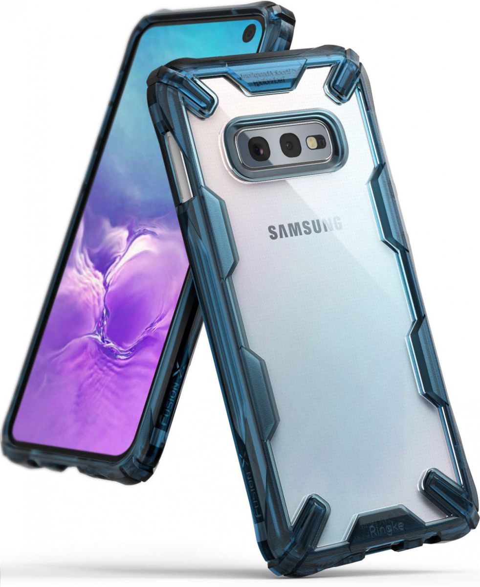 Ringke Fusion X Samsung Galaxy S10E Hoesje Blauw afbeelding 1