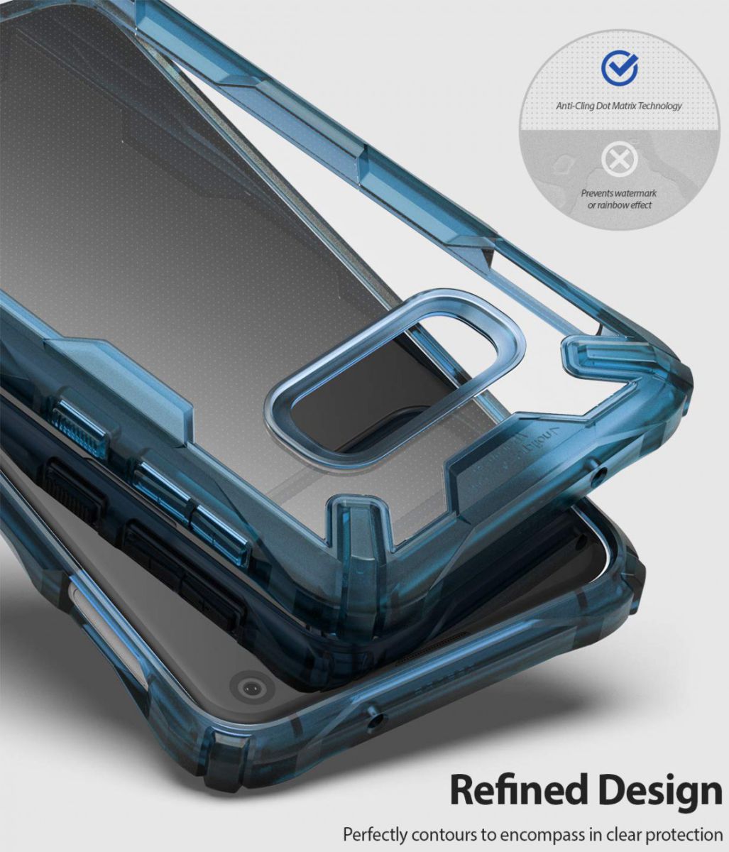 Ringke Fusion X Samsung Galaxy S10E Hoesje Blauw afbeelding 5