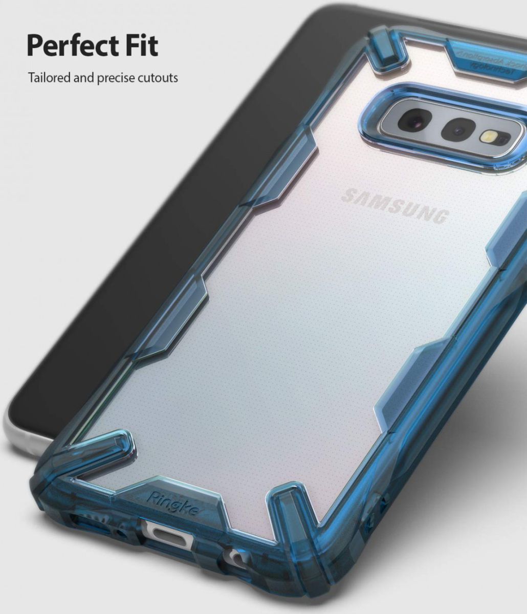 Ringke Fusion X Samsung Galaxy S10E Hoesje Blauw afbeelding 8
