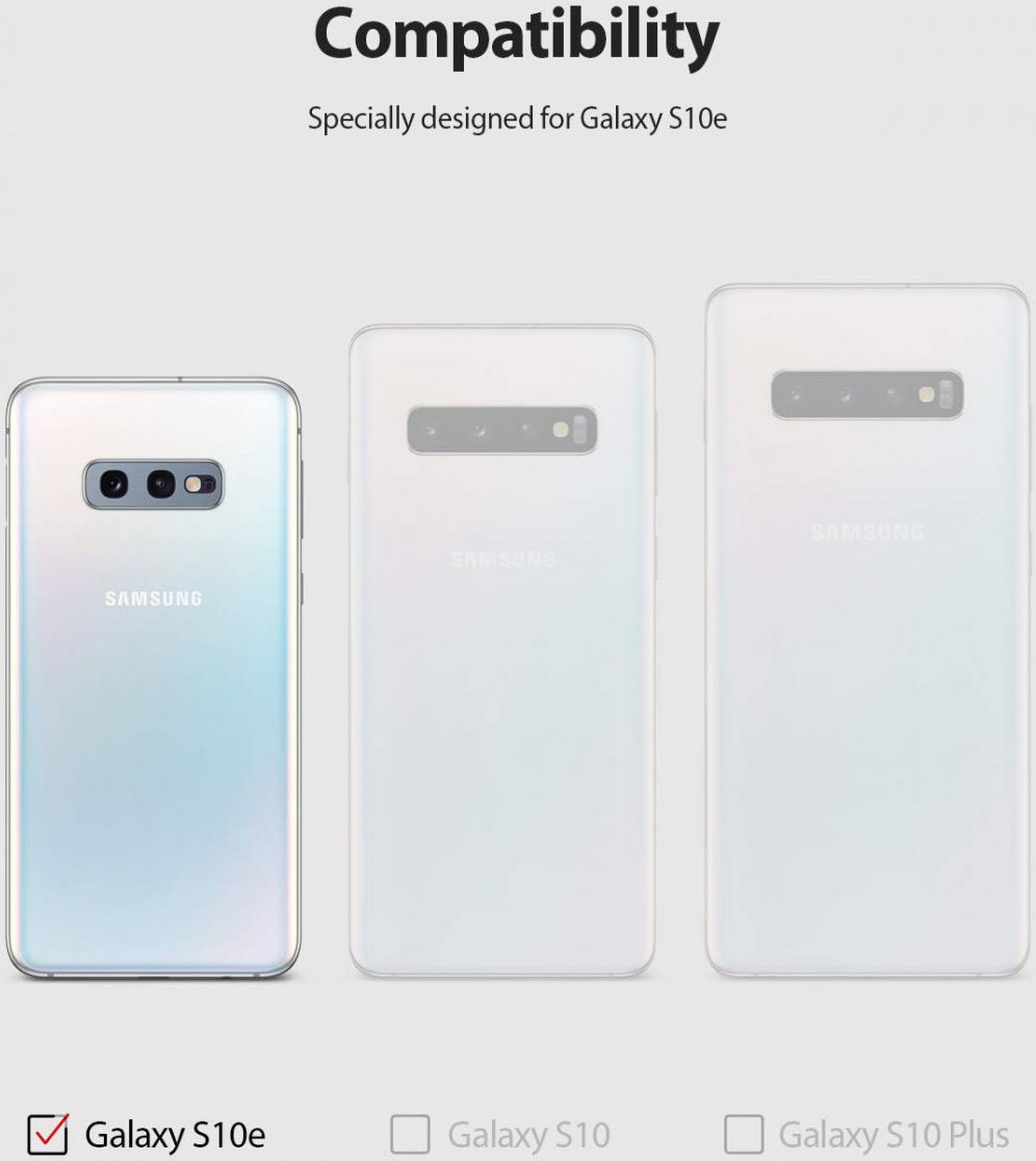 Ringke Fusion X Samsung Galaxy S10E Hoesje Blauw afbeelding 9