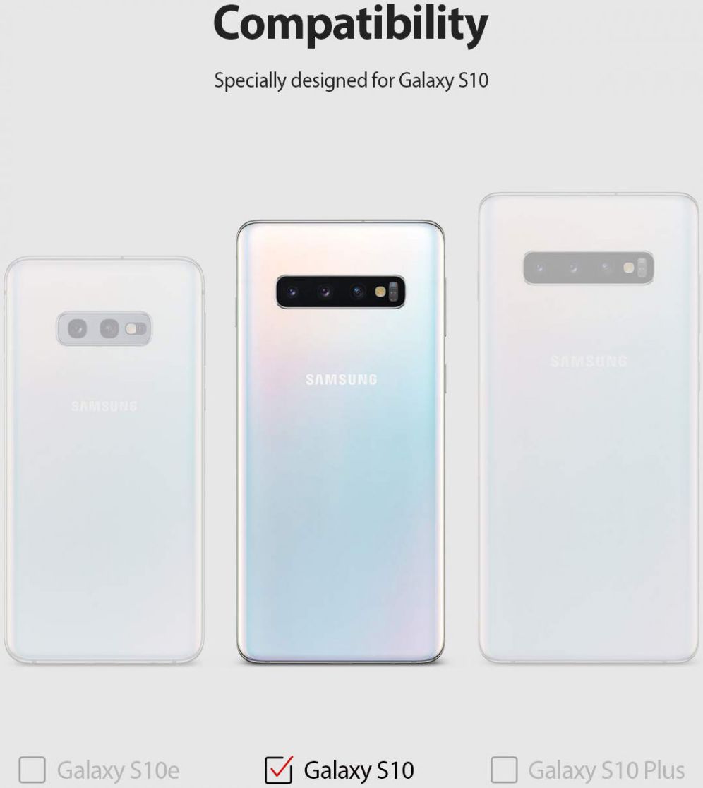 Ringke Fusion X Samsung Galaxy S10 Hoesje Blauw afbeelding 10