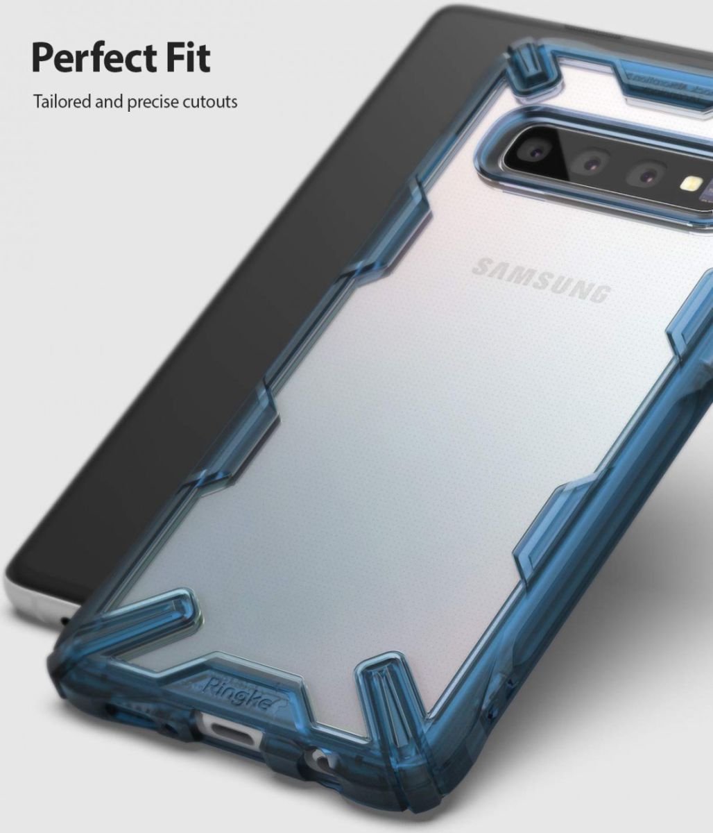Ringke Fusion X Samsung Galaxy S10 Plus Hoesje Blauw afbeelding 7