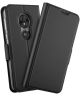 Motorola Moto G7 Play Kaarthouder Hoesje Zwart