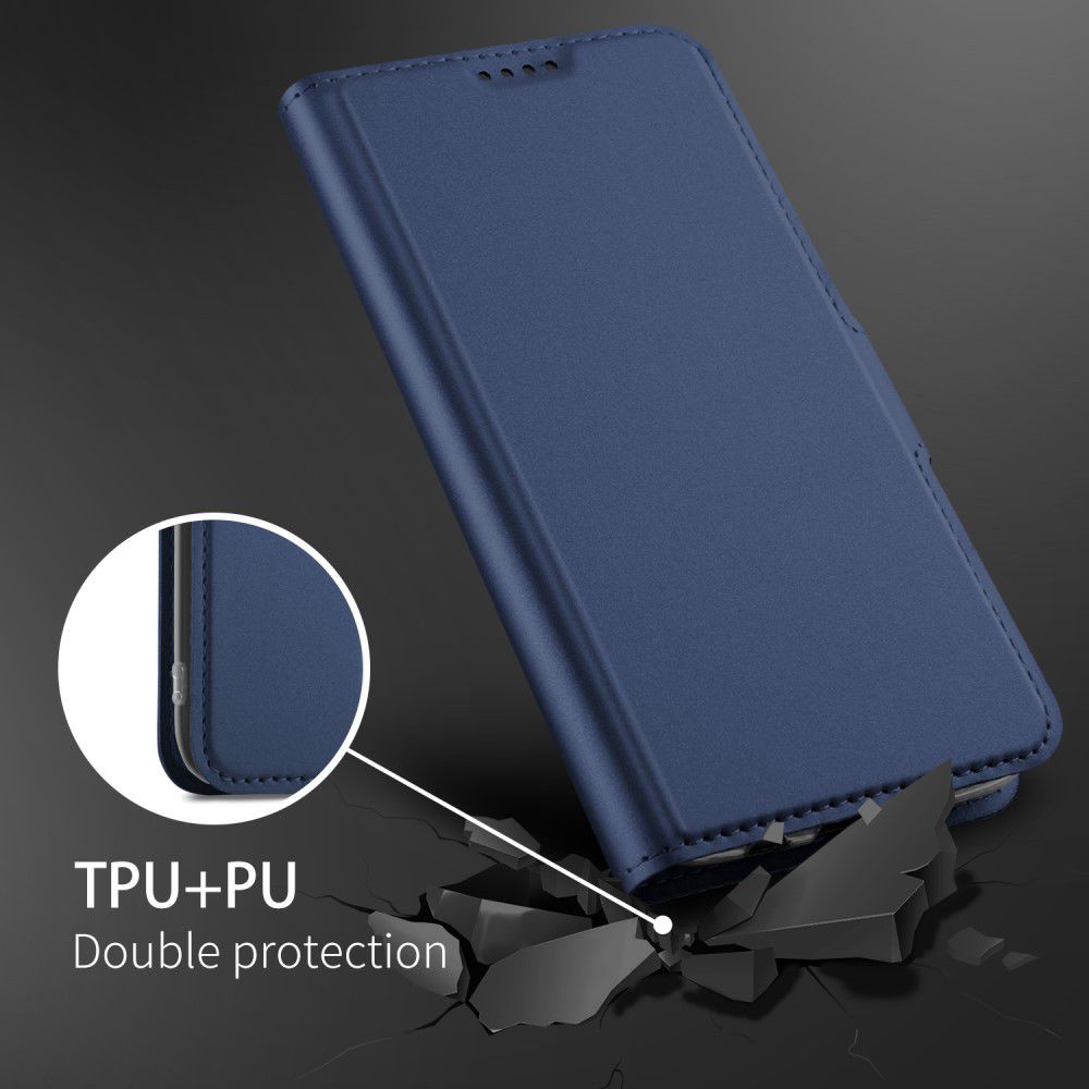 Motorola Moto G7 Play Kaarthouder Hoesje Blauw afbeelding 6