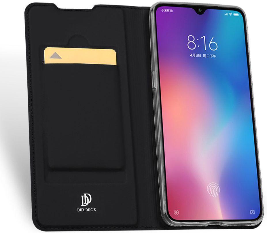 Dux Ducis Skin Pro Series Flip Hoesje Xiaomi Mi 9 Zwart afbeelding 2