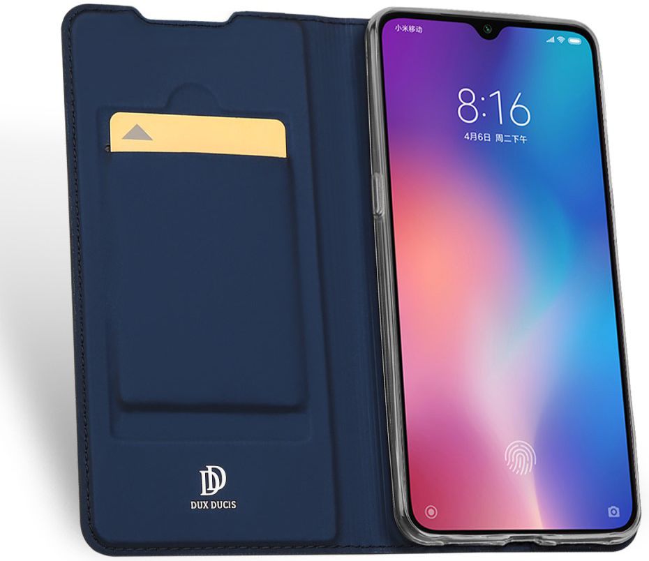 Dux Ducis Skin Pro Series Flip Hoesje Xiaomi Mi 9 Blauw afbeelding 2