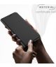 Motorola Moto G7 Power Leren Kaarthouder Hoesje Zwart