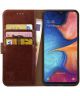 Rosso Element Samsung Galaxy A20E Hoesje Book Cover Bruin