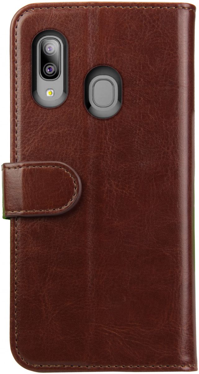 Rosso Element Samsung Galaxy A20E Hoesje Book Cover Bruin afbeelding 5