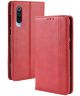 Xiaomi Mi 9 Vintage Portemonnee Hoesje Rood