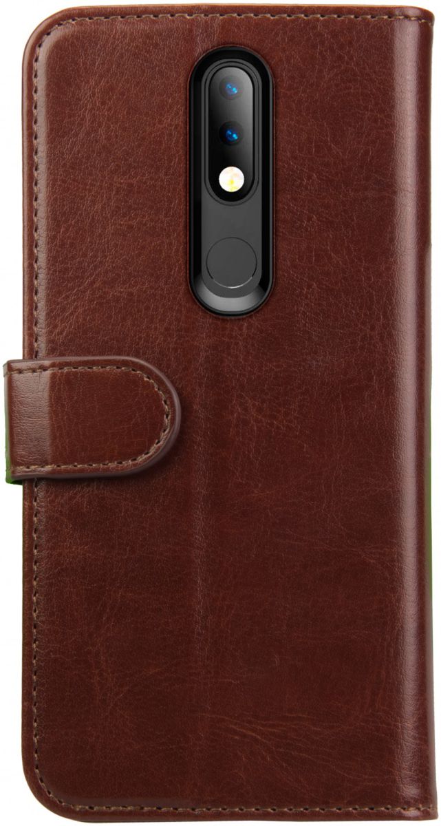 Rosso Element Nokia 4.2 Hoesje Book Cover Bruin afbeelding 5