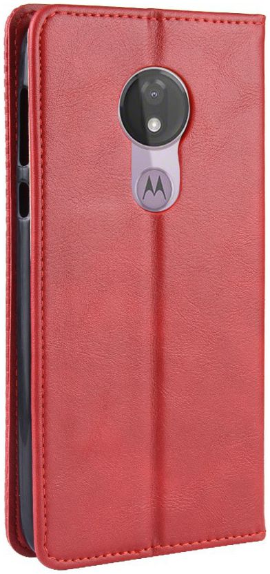 Motorola Moto G7 Power Portemonnee Vintage Hoesje Rood afbeelding 8