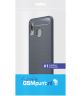 Samsung Galaxy A20E Geborsteld TPU Hoesje Blauw