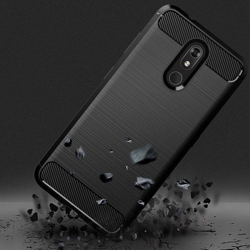 Nokia 3.2 Geborsteld TPU Hoesje Zwart afbeelding 7