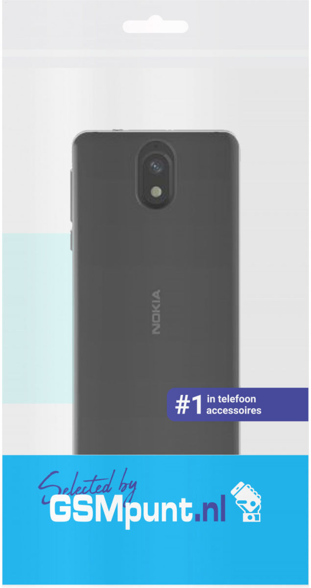 Nokia 1 Plus Hoesje Dun TPU Transparant afbeelding 2