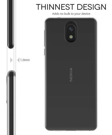 Nokia 1 Plus Hoesje Dun TPU Transparant afbeelding 7