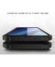 Samsung Galaxy A70 Hoesje Shock Proof Hybride Back Cover Zwart