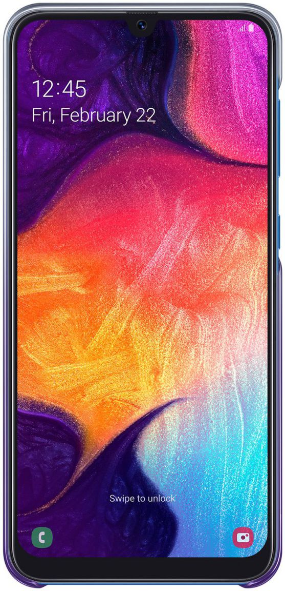 Origineel Samsung Galaxy A50 Hoesje Gradation Cover Paars afbeelding 2
