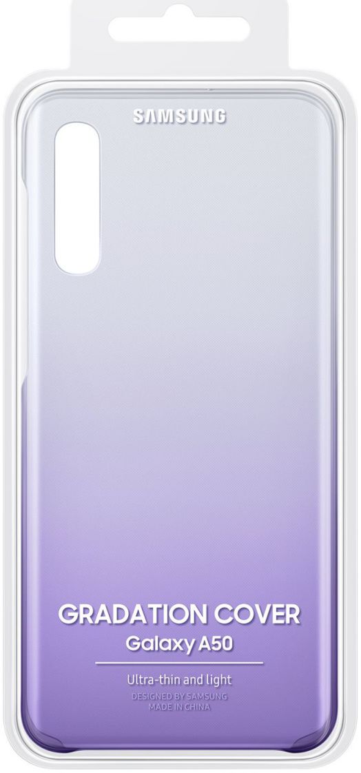 Origineel Samsung Galaxy A50 Hoesje Gradation Cover Paars afbeelding 6