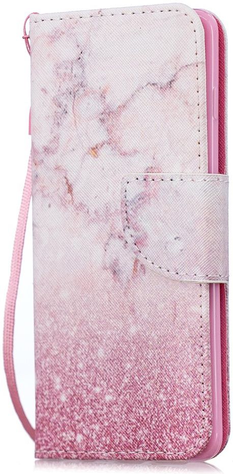 Samsung Galaxy S10E Portemonnee Hoesje met Marmer Print afbeelding 1