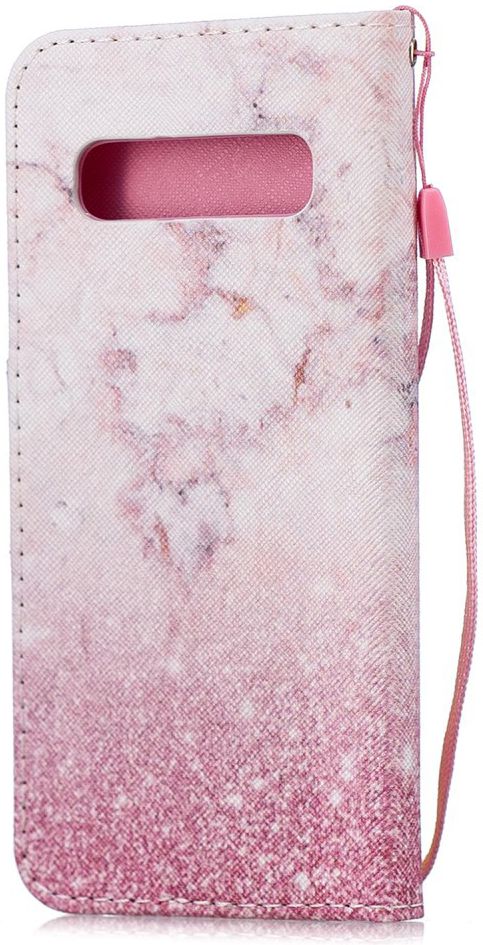 Samsung Galaxy S10E Portemonnee Hoesje met Marmer Print afbeelding 3