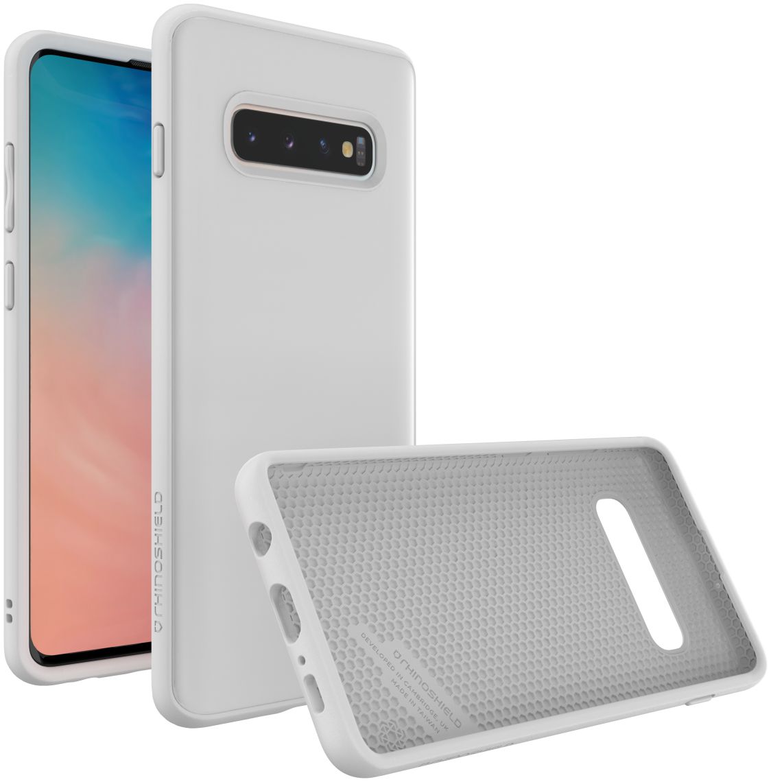 RhinoShield SolidSuit Classic Samsung Galaxy S10 Plus Hoesje Wit afbeelding 5