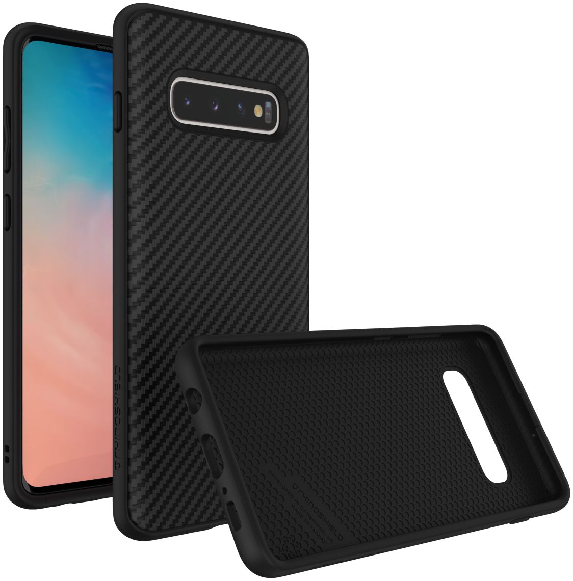 RhinoShield SolidSuit Carbon Fiber Samsung Galaxy S10 Plus Hoesje afbeelding 5