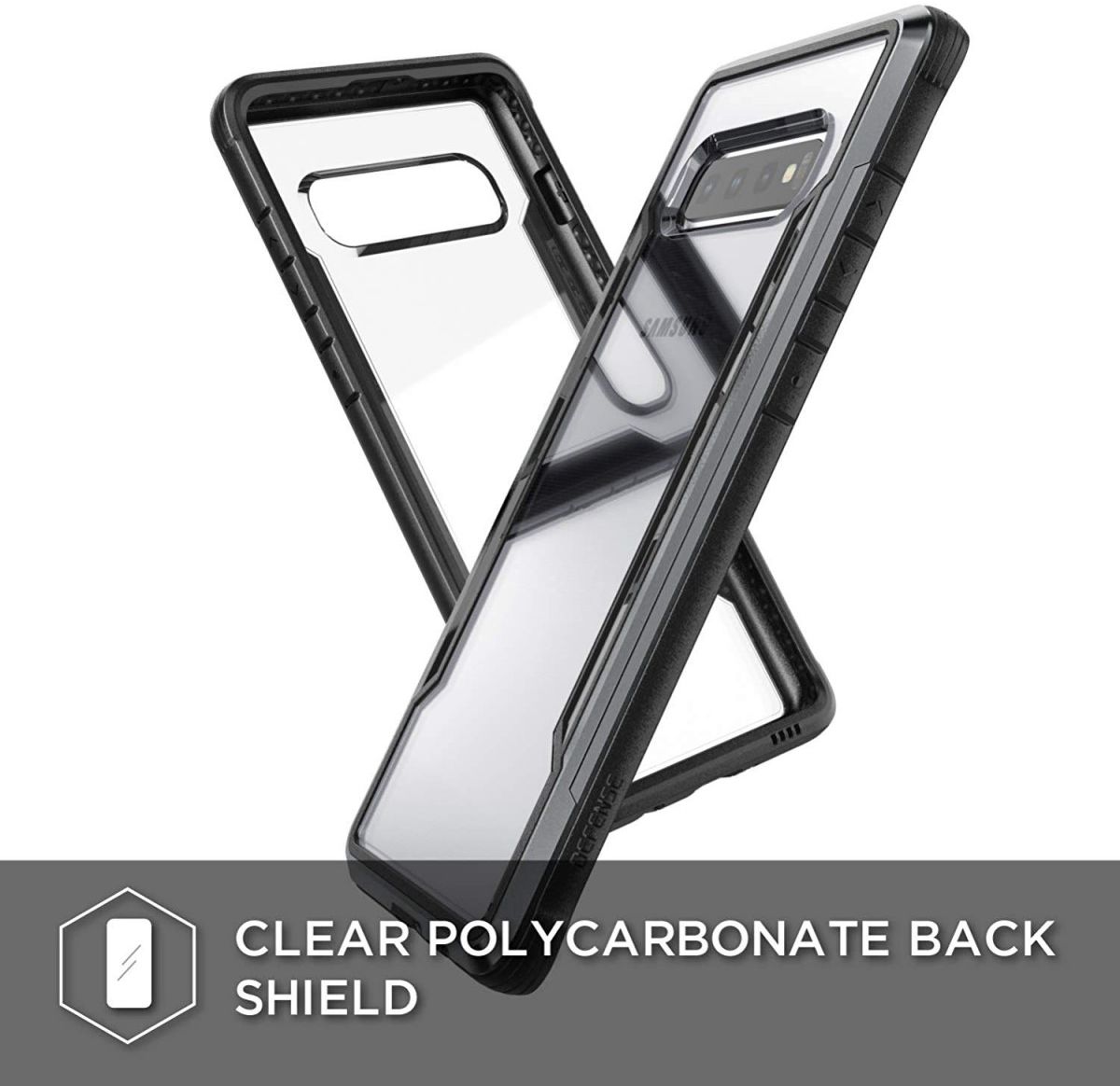 Raptic Shield Samsung Galaxy S10 Plus hoesje zwart afbeelding 2