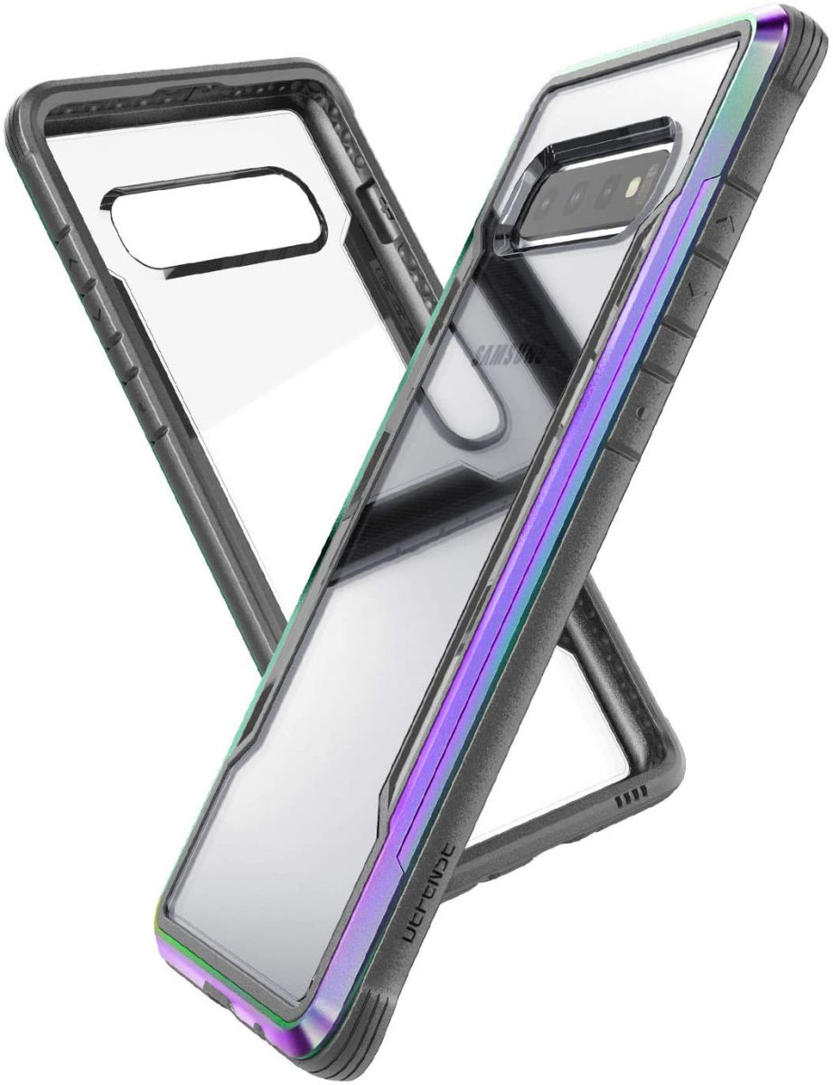 Raptic Shield Samsung Galaxy S10 Plus Case Militair Getest Iridescent afbeelding 2