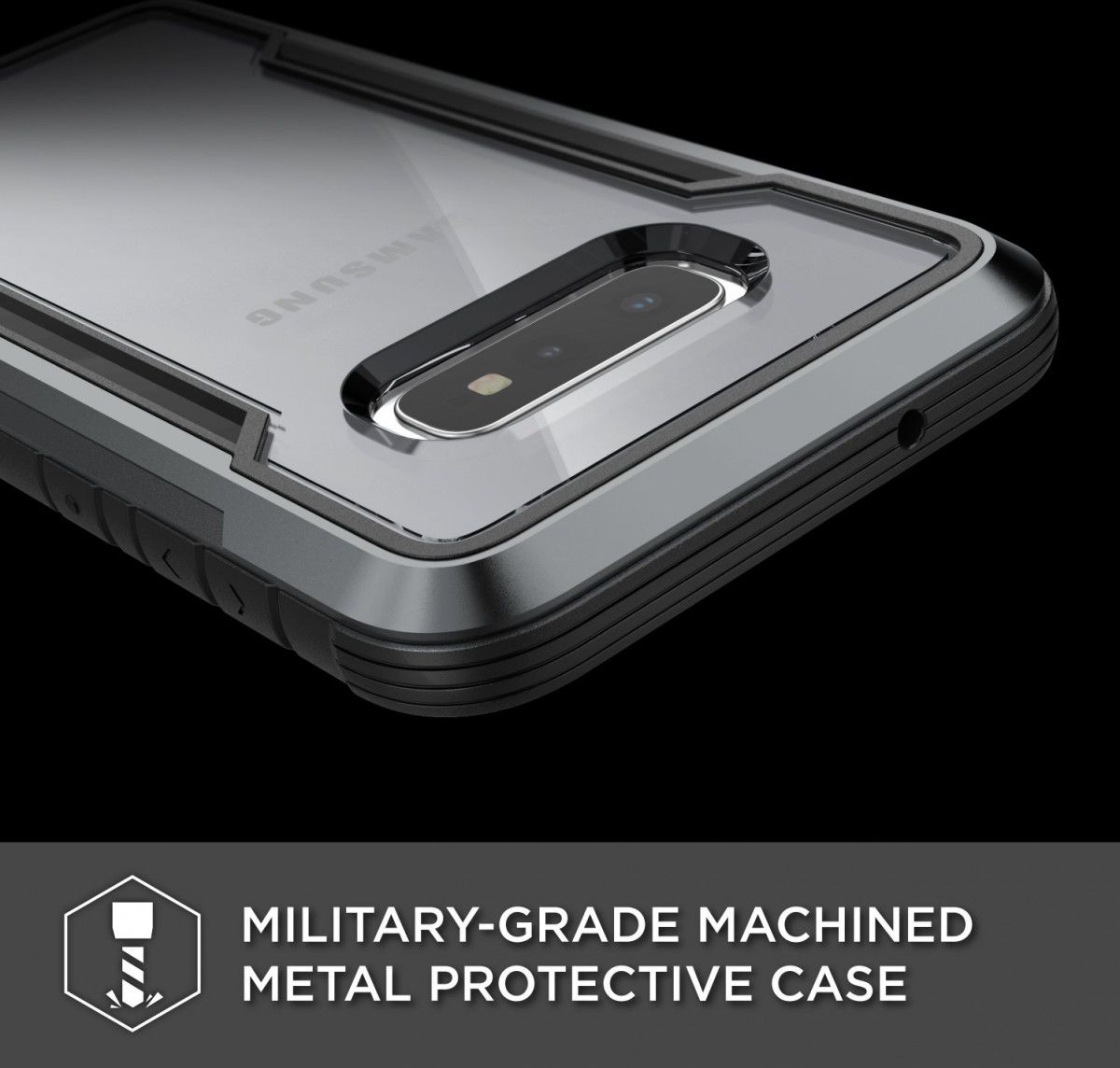 Raptic Shield Samsung Galaxy S10E Hoesje Militair Getest 3M Zwart afbeelding 5