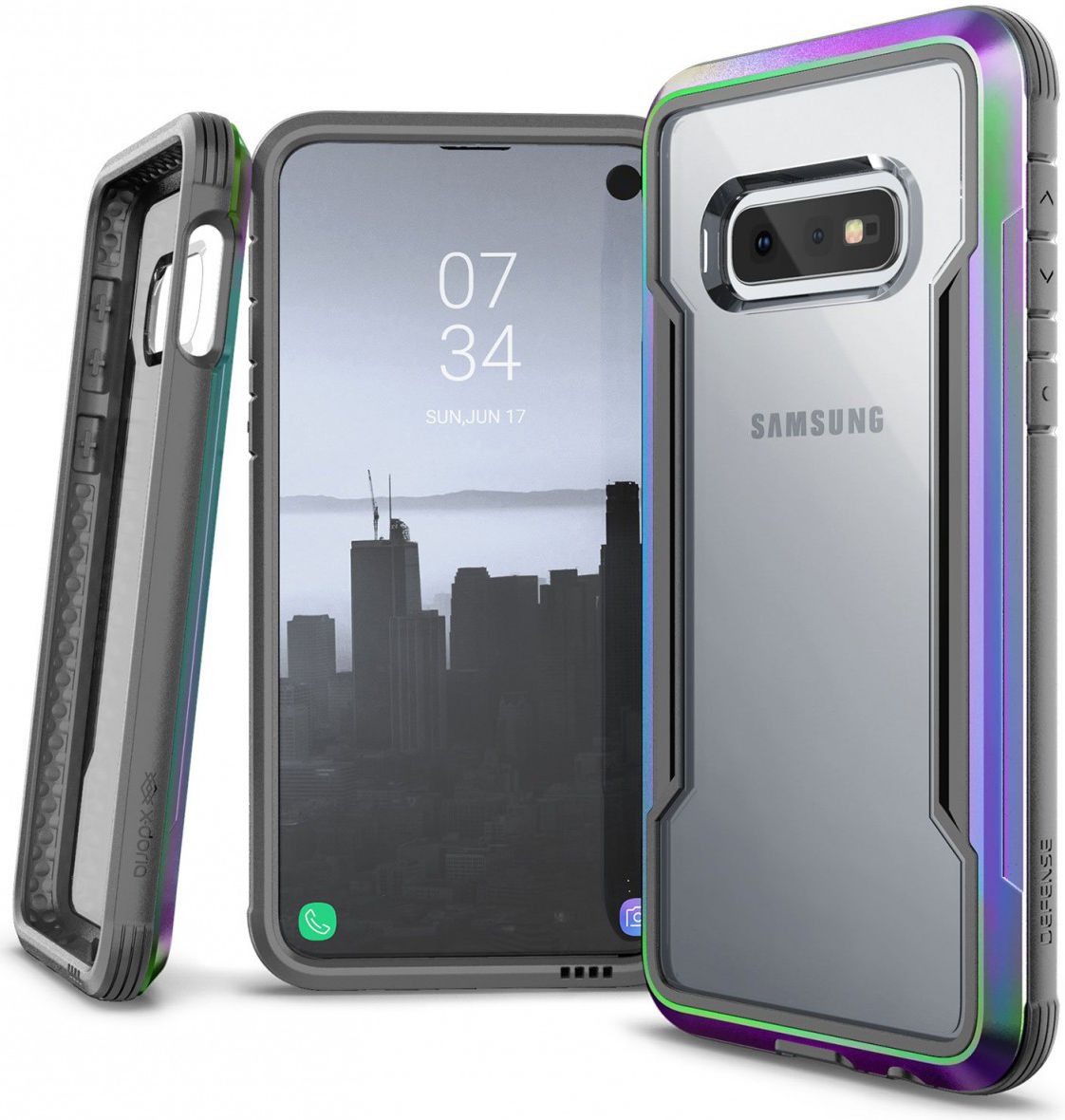 Raptic Shield Samsung Galaxy S10E Hoesje Militair Getest 3M Iridescent afbeelding 1