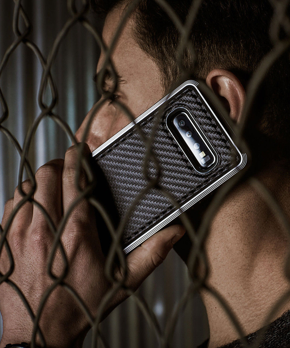 Raptic Lux Samsung Galaxy S10 hoesje carbon fiber zwart afbeelding 5