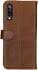 Rosso Deluxe Samsung Galaxy A50 Hoesje Echt Leer Book Case Bruin afbeelding 11