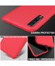 Samsung Galaxy A50 Hoesje Twill Slim Textuur Rood