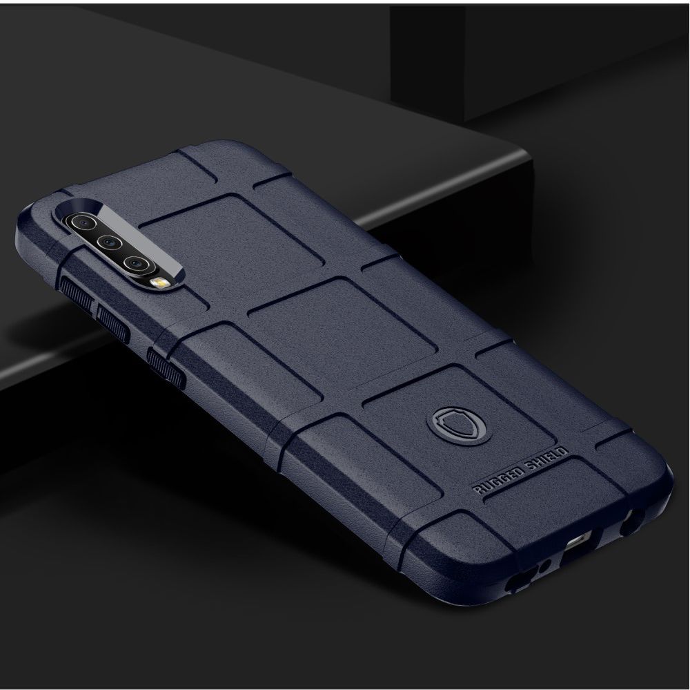 Samsung Galaxy A50 Back Cover Hoesje Shock Proof Rugged Shield Blauw afbeelding 2