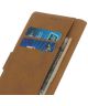 Samsung Galaxy A50 Book Case Hoesje Wallet Print USA Flag & Cat