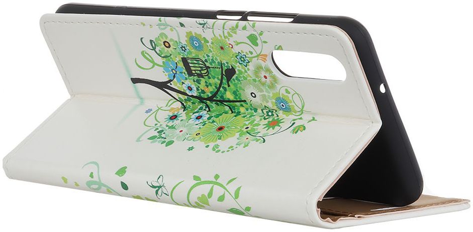 Samsung Galaxy A50 Book Case Hoesje Wallet Print Flower Tree afbeelding 5