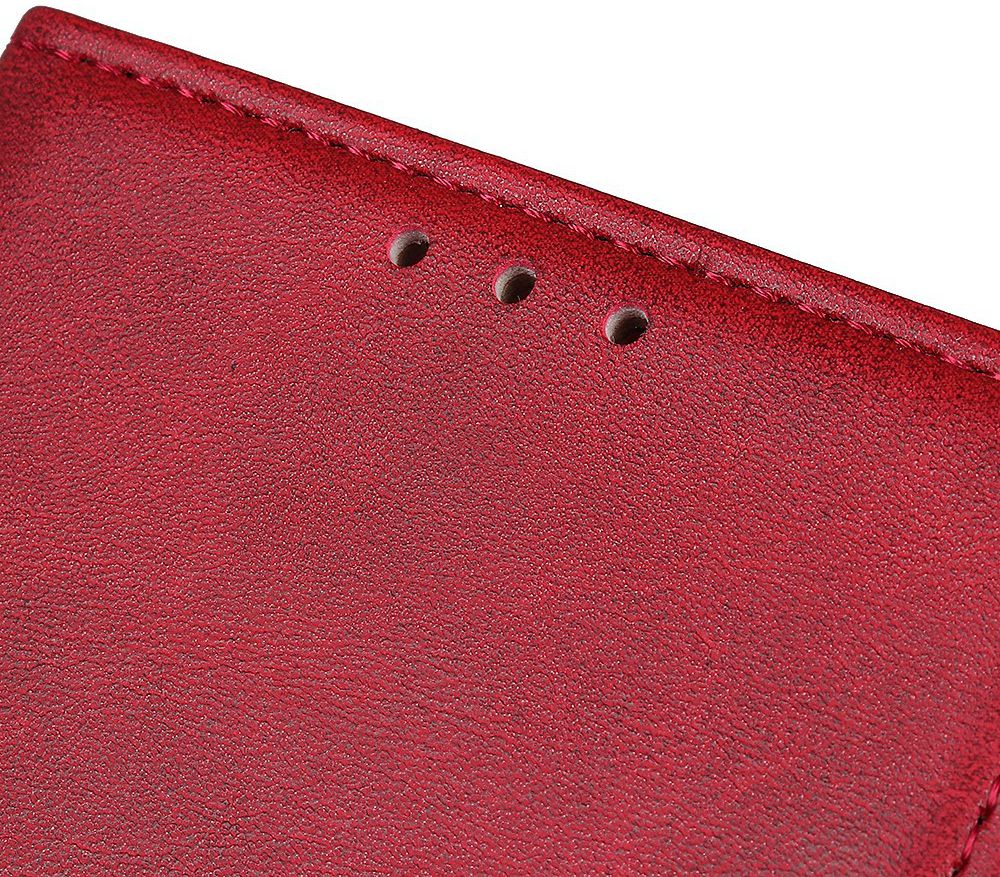 Samsung Galaxy A50 Book Case Hoesje Stand Wallet Kunst Leer Rood afbeelding 9