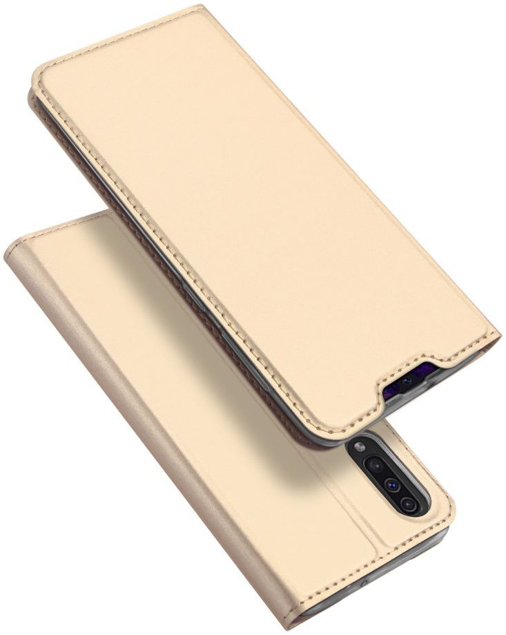 Dux Ducis Skin Pro Series Samsung Galaxy A50 Book Case Hoesje Goud afbeelding 6