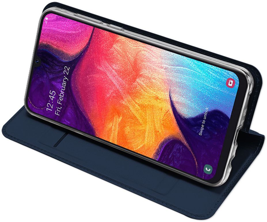 Dux Ducis Skin Pro Series Samsung Galaxy A50 Book Case Hoesje Blauw afbeelding 5