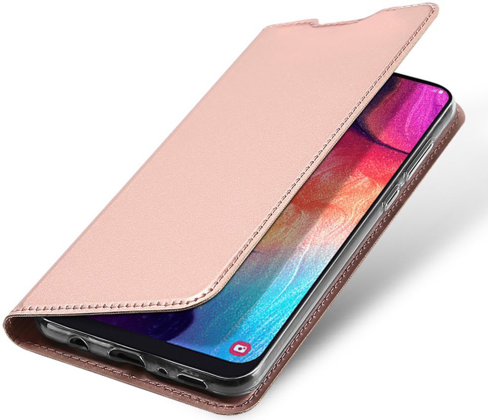 Dux Ducis Skin Pro Series Samsung Galaxy A50 Book Case Hoesje Roze afbeelding 4