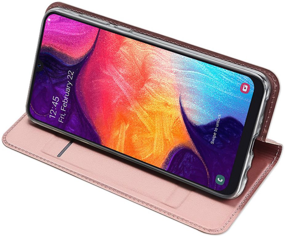 Dux Ducis Skin Pro Series Samsung Galaxy A50 Book Case Hoesje Roze afbeelding 5