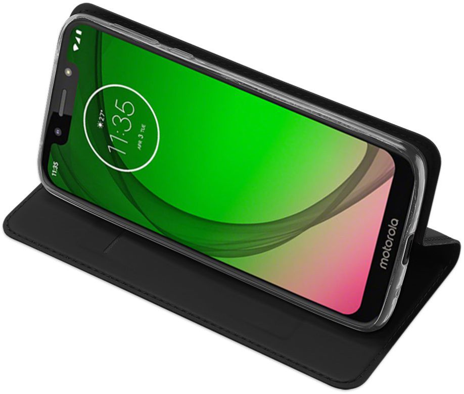 Dux Ducis Premium Book Case Motorola Moto G7 Play Hoesje Zwart afbeelding 4