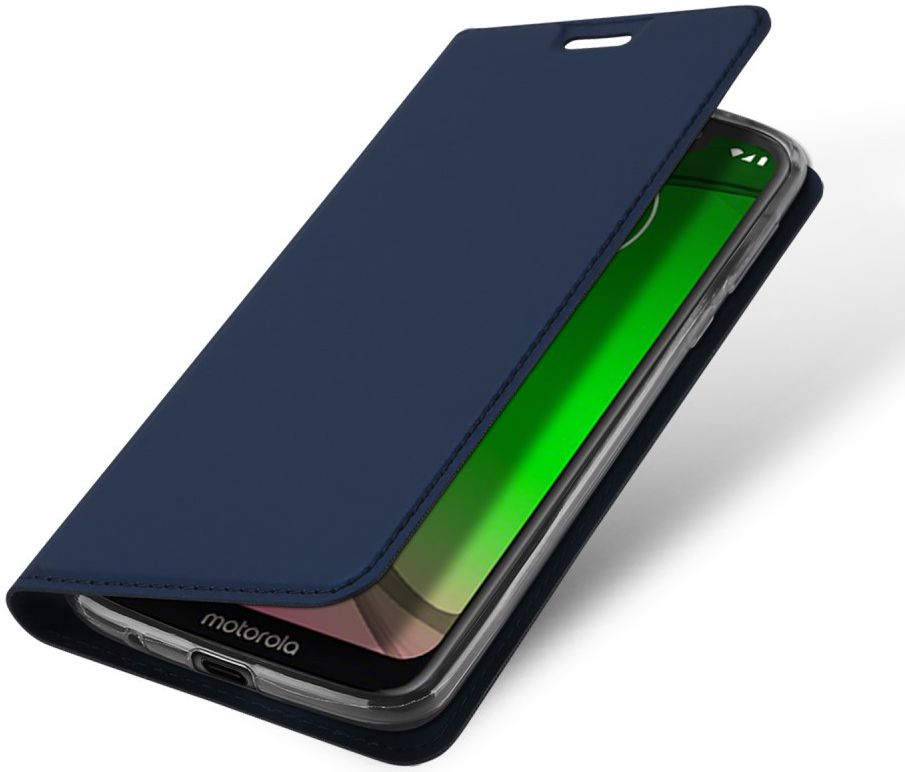 Dux Ducis Premium Book Case Motorola Moto G7 Play Hoesje Blauw afbeelding 1