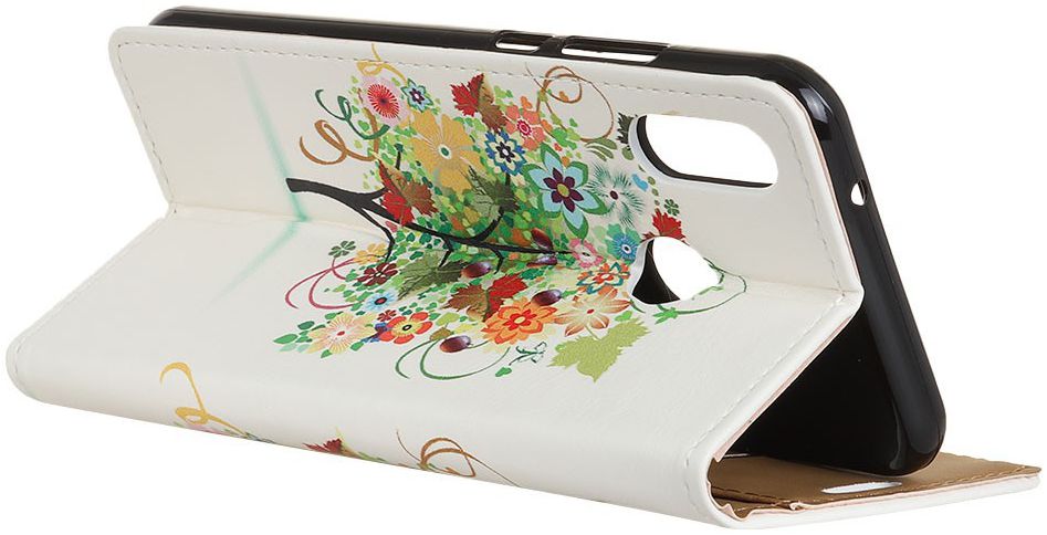 Samsung Galaxy A40 Lederen Portemonnee Hoesje met Tree Print afbeelding 5