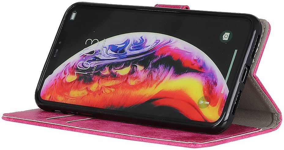 Samsung Galaxy A10 Vintage Portemonnee Hoesje Roze afbeelding 11