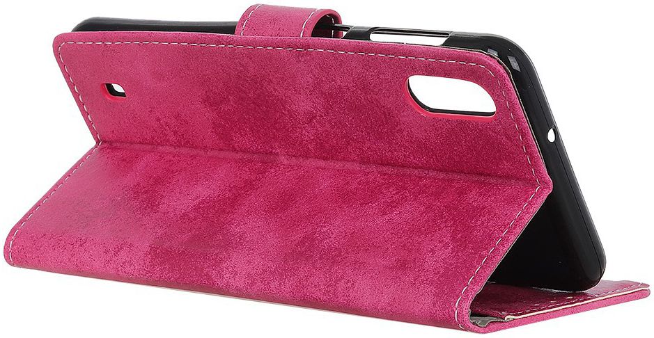 Samsung Galaxy A10 Vintage Portemonnee Hoesje Roze afbeelding 5