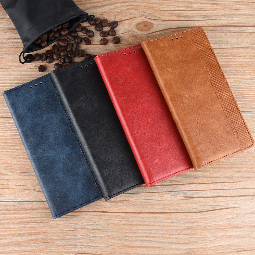 Redmi Go Vintage Portemonnee Hoesje Zwart afbeelding 10