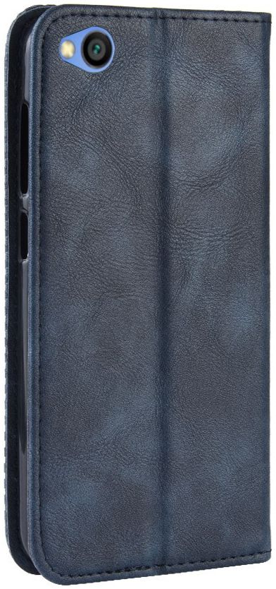 Redmi Go Vintage Portemonnee Hoesje Blauw afbeelding 4